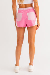 Color Blocked Shorts - The Closet Factor