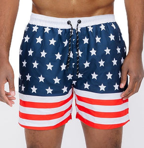 American Flag Swim Shorts - The Closet Factor