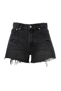 Distressed Denim Shorts - The Closet Factor