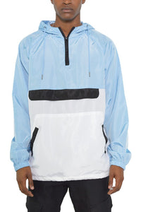 Color Block Anorak Jacket Pullover Windbreaker - The Closet Factor