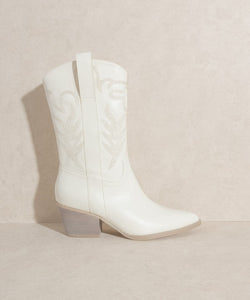Embroidered Short Boot - The Closet Factor