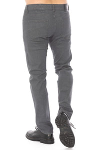 Men's Athletic Taper Grey Denim Jeans - The Closet Factor